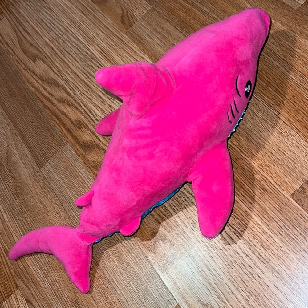 Pink Plush Shark NWOT